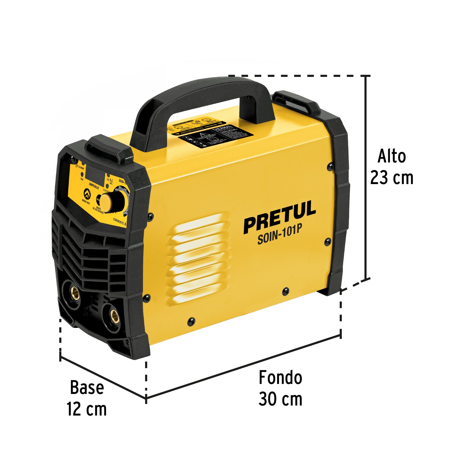 Soldadora inversora, 100A, 127V, Pretul, 29958