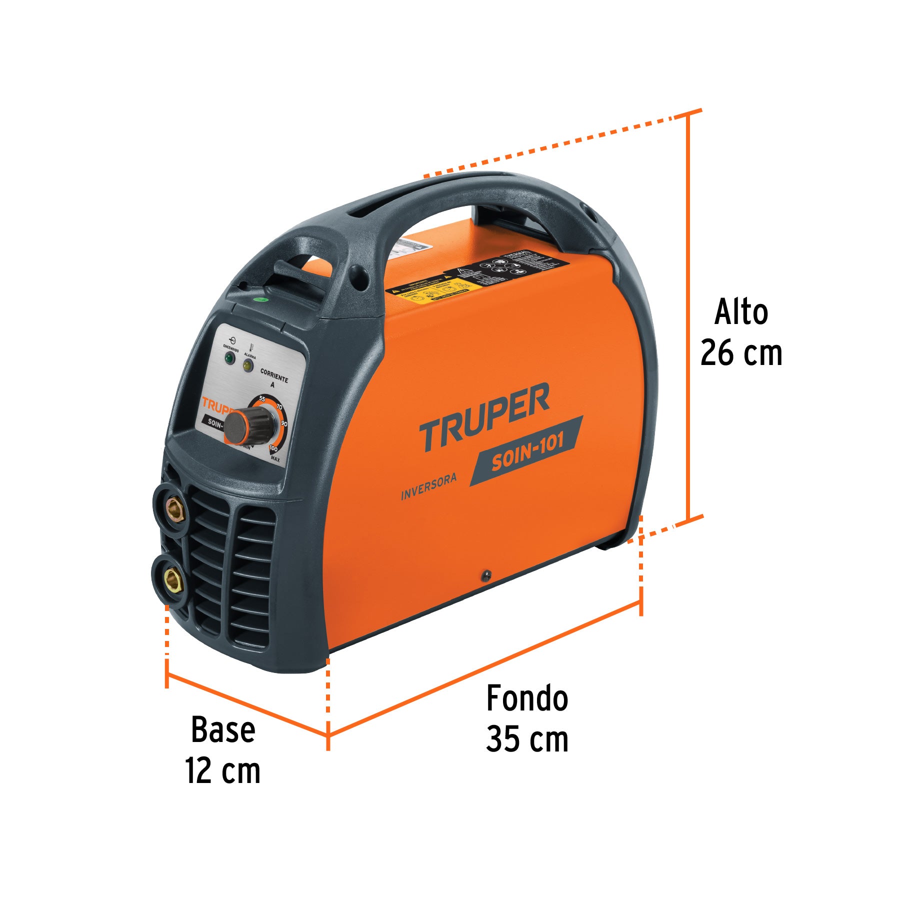 Soldadora inversora 100 A, 127 V, Truper, 11781