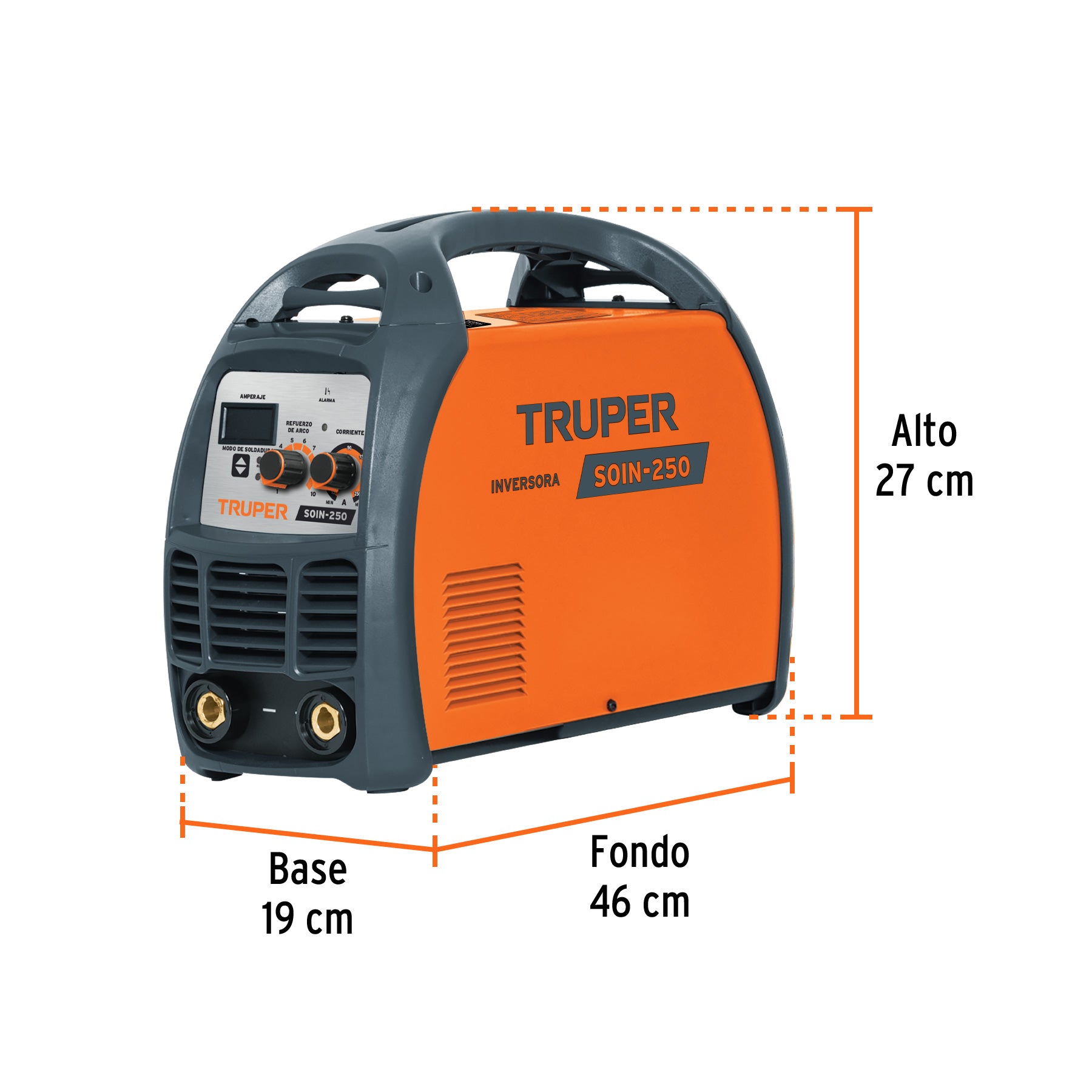 Soldadora inversora 250 A, 220 V, Truper, 17411