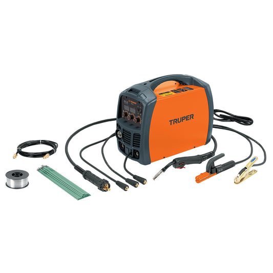 Soldadora para microalambre y electrodo, 130 A, Truper, 13191