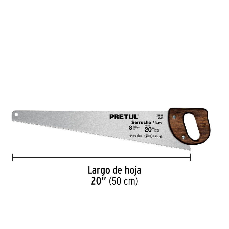 Serrucho 20' Pretul Caja con 6, 22932