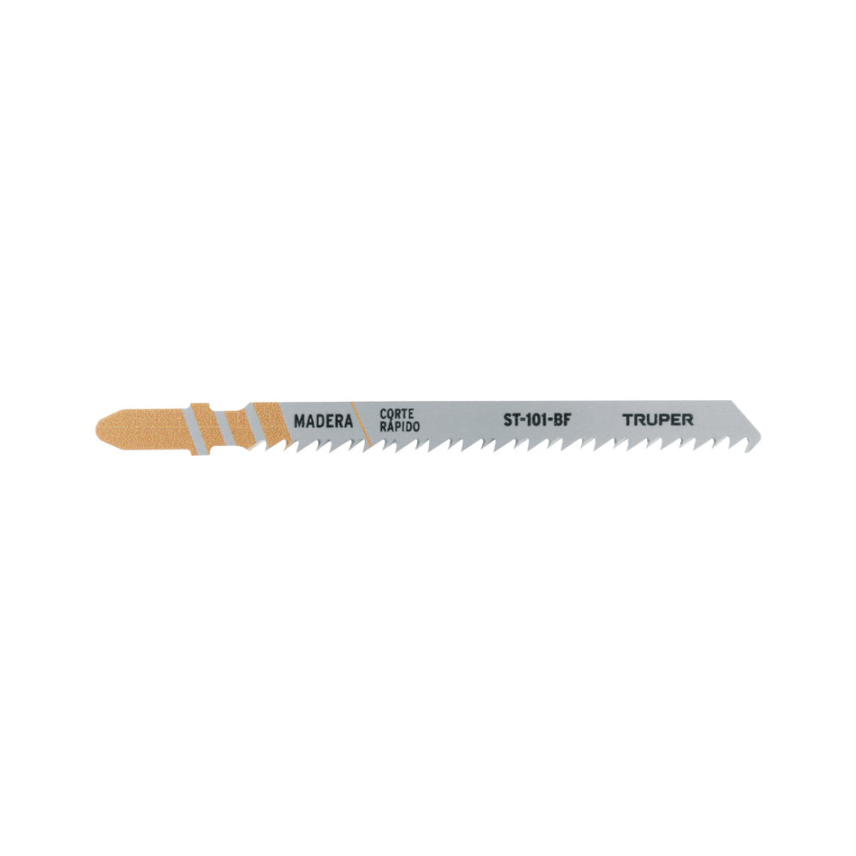 Blíster 5 seguetas T, 10 DPP BIM, corte recto p/ madera dura Caja con 6, 103043