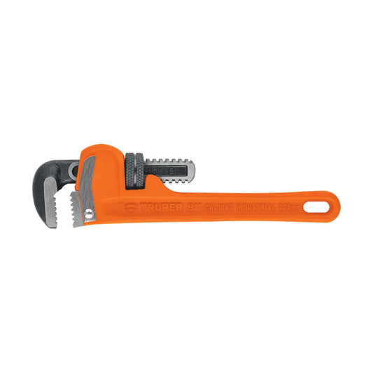 Llave stilson 8' cuerpo robusto de hierro dúctil, Truper Caja con 3, 15835