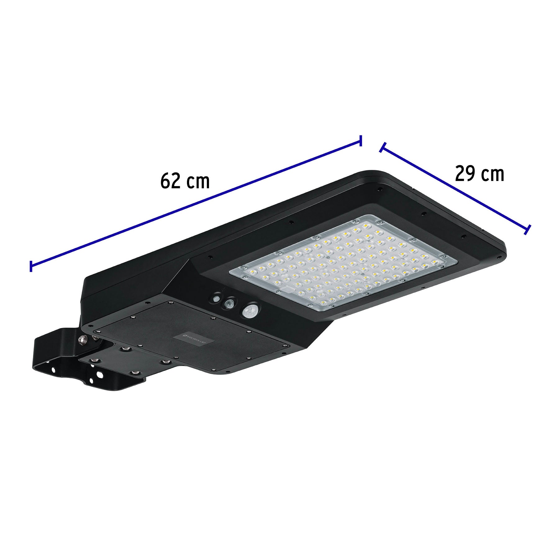 Luminario suburbano LED 40 W c/panel solar y control remoto, 46959