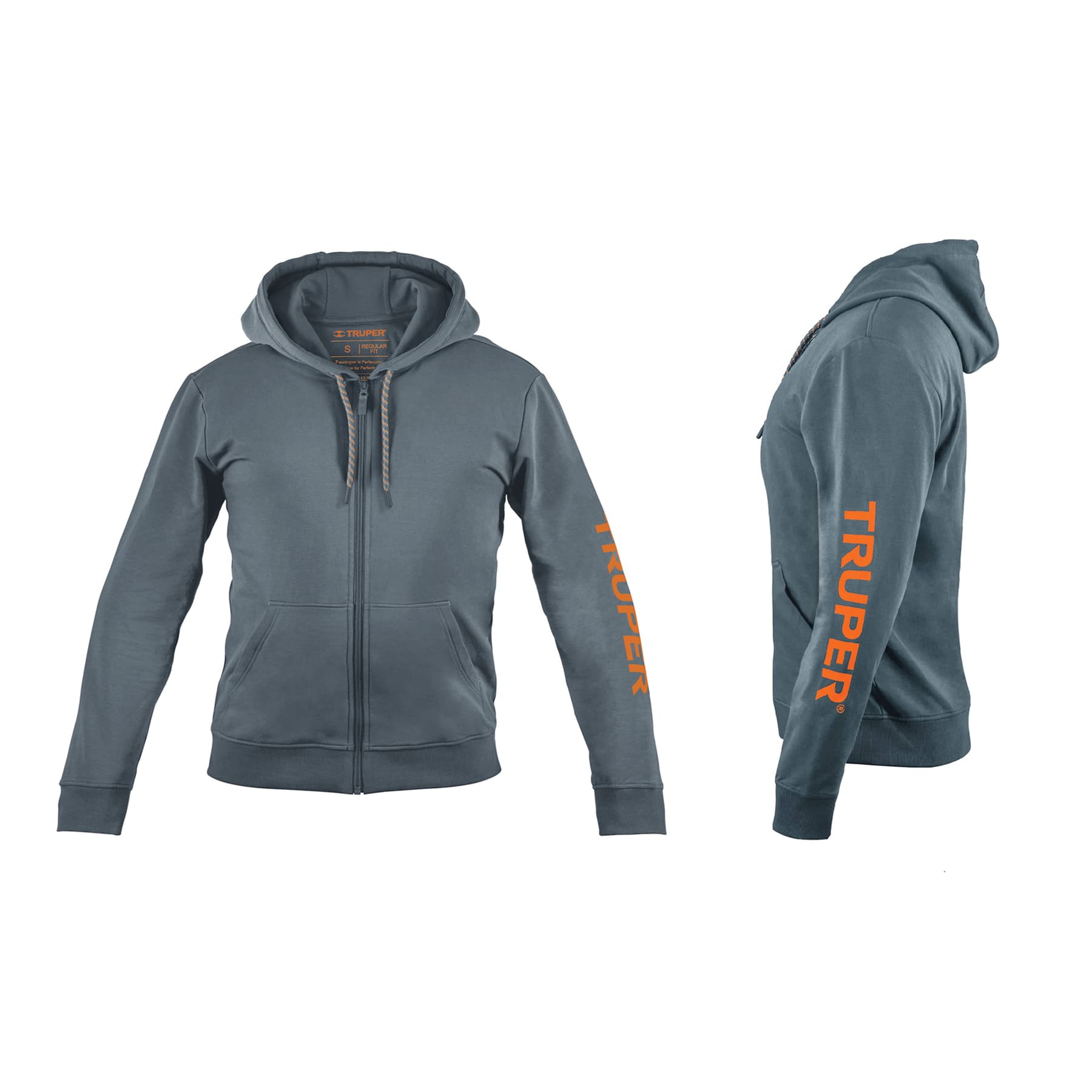 Sudadera gris para caballero, talla EG, Truper, 65034