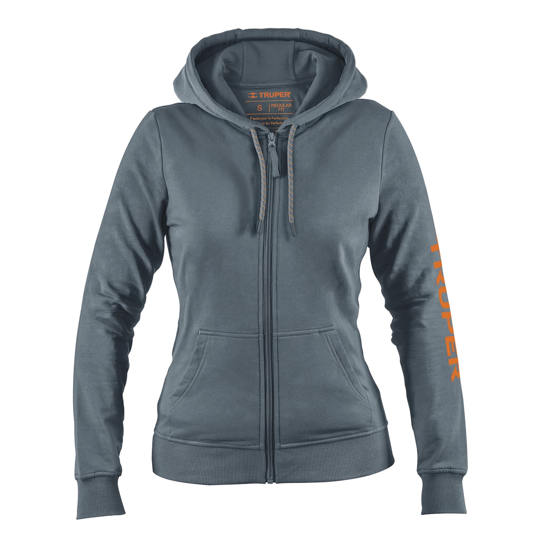 Sudadera gris para dama, talla CH, Truper, 65035