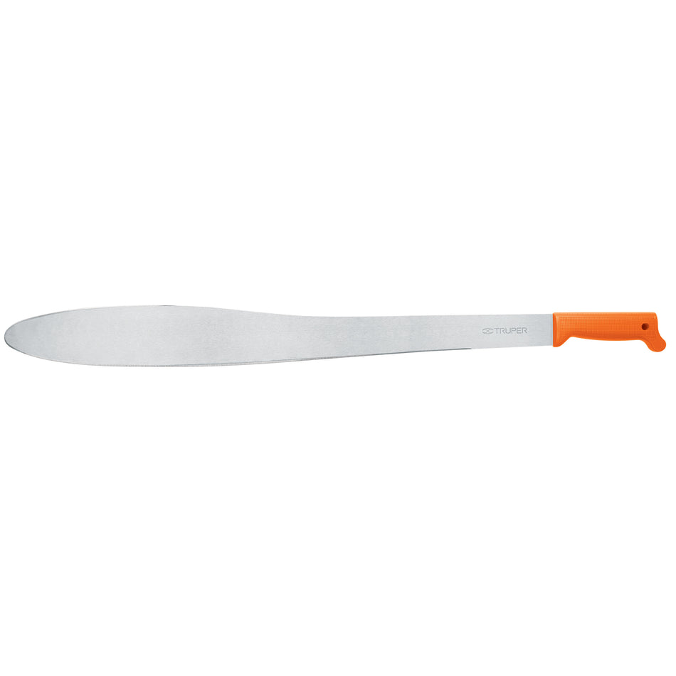 Machete Caguayano 27' cacha naranja inyectada, Truper Caja con 4, 16141