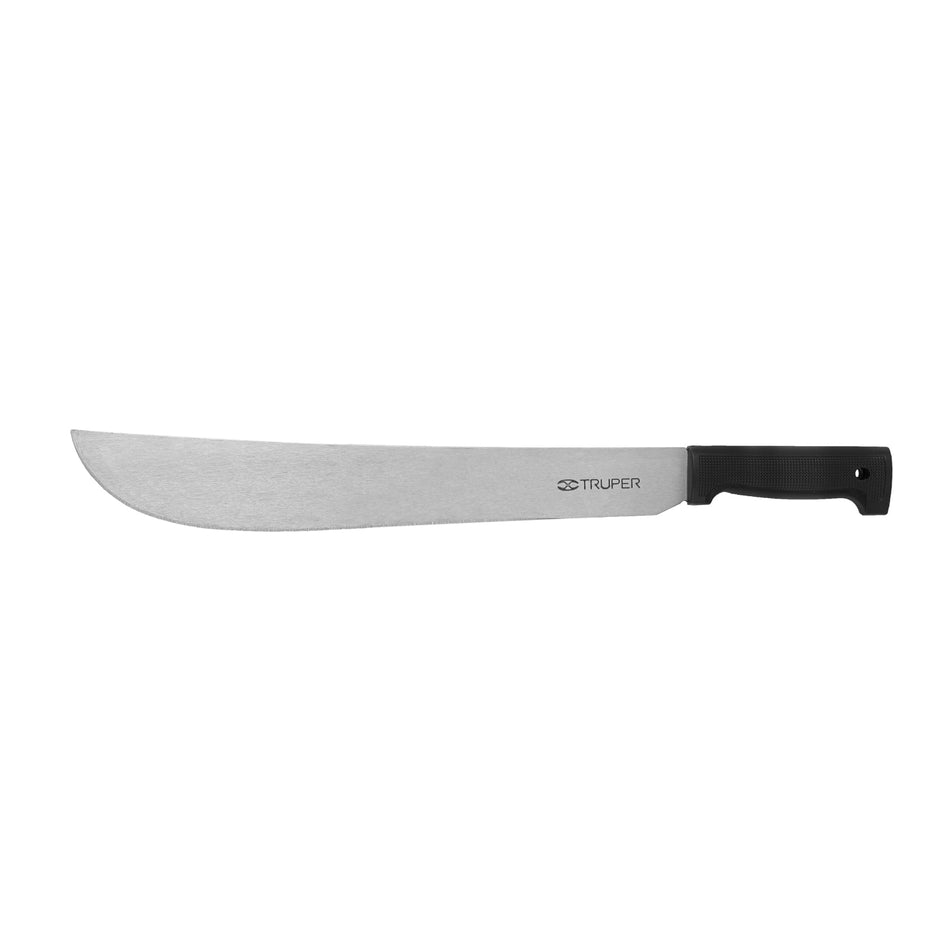 Machete estándar 16' cacha negra inyectada, Truper Caja con 4, 15864