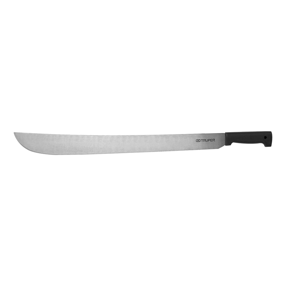 Machete estándar 24' cacha negra inyectada, Truper Caja con 4, 15868