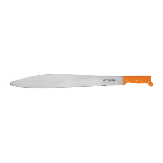 Machete acapulqueño de 22' cacha naranja, Truper Caja con 4, 15871