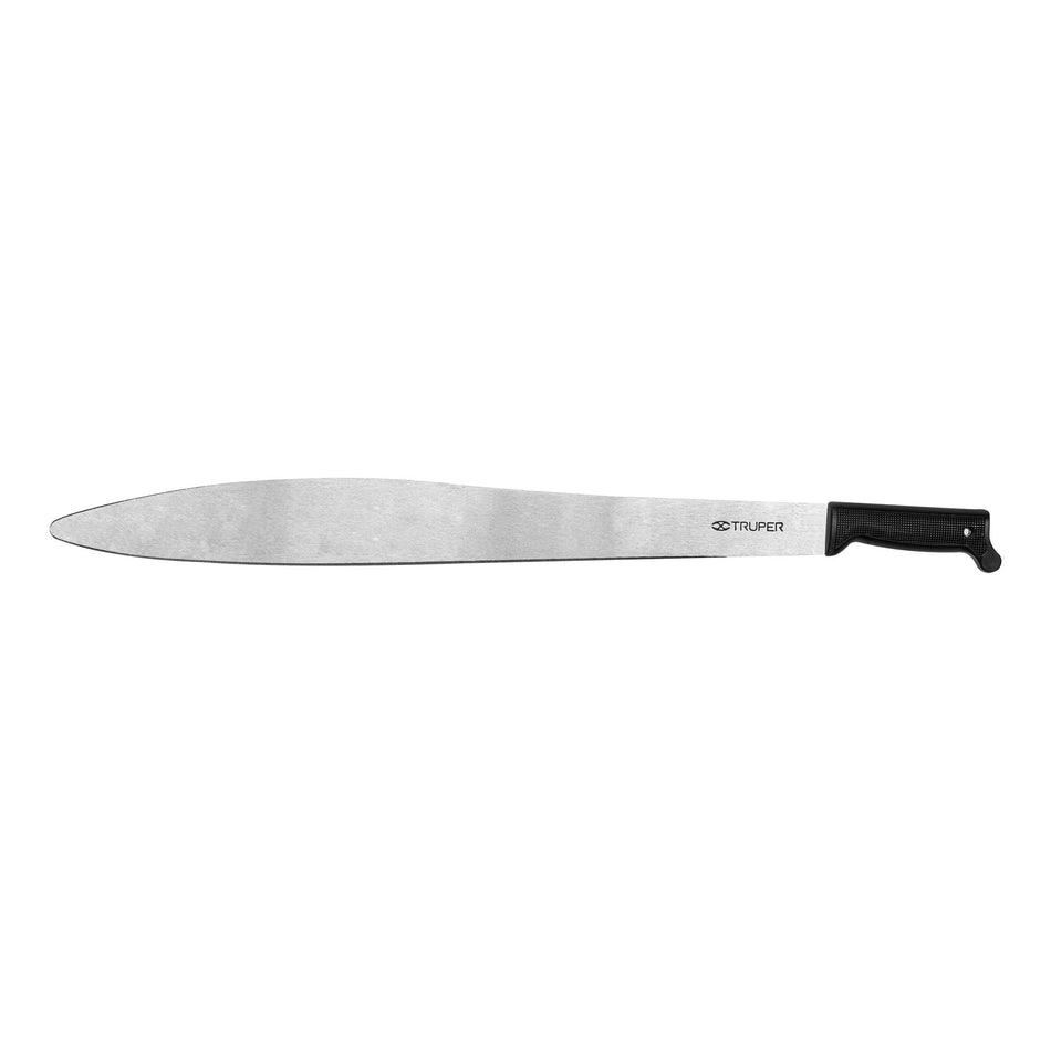Machete acapulqueño de 24' cacha negra inyectada, Truper Caja con 4, 15861