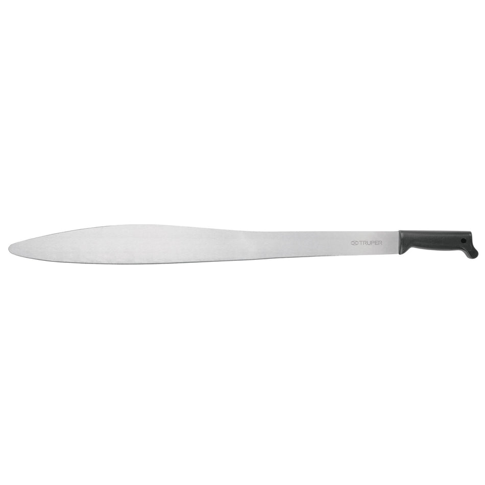 Machete acapulqueño de 27' cacha negra inyectada, Truper Caja con 4, 15862