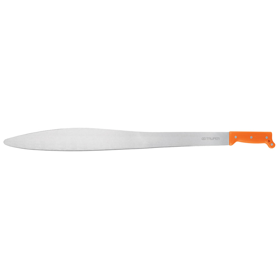 Machete acapulqueño de 27' cacha naranja, Truper Caja con 4, 15882
