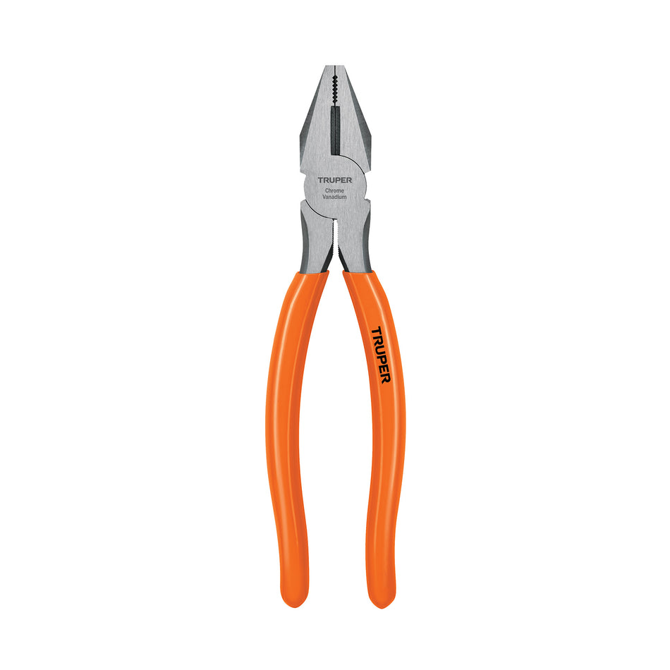 Pinza para electricista 9' mango de PVC, Truper Caja con 3, 100579