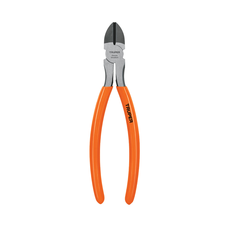 Pinza de corte diagonal 5' mango de PVC, Truper Caja con 6, 17311