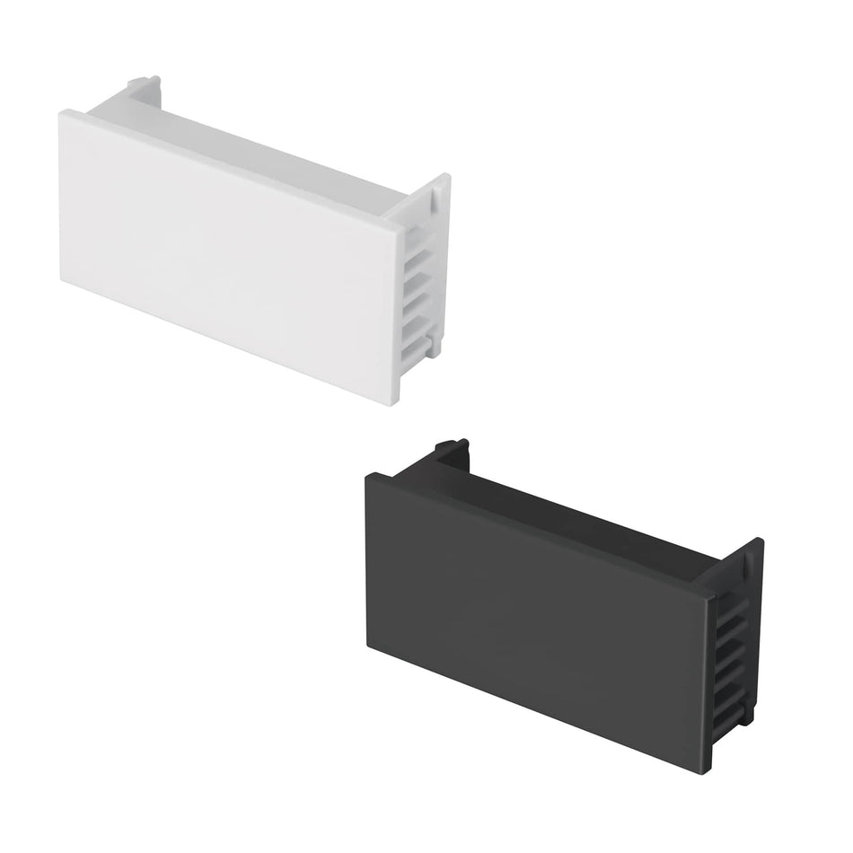 Tapón ciego, 1 módulo, línea Española, color negro, Volteck Caja con 12, 47996