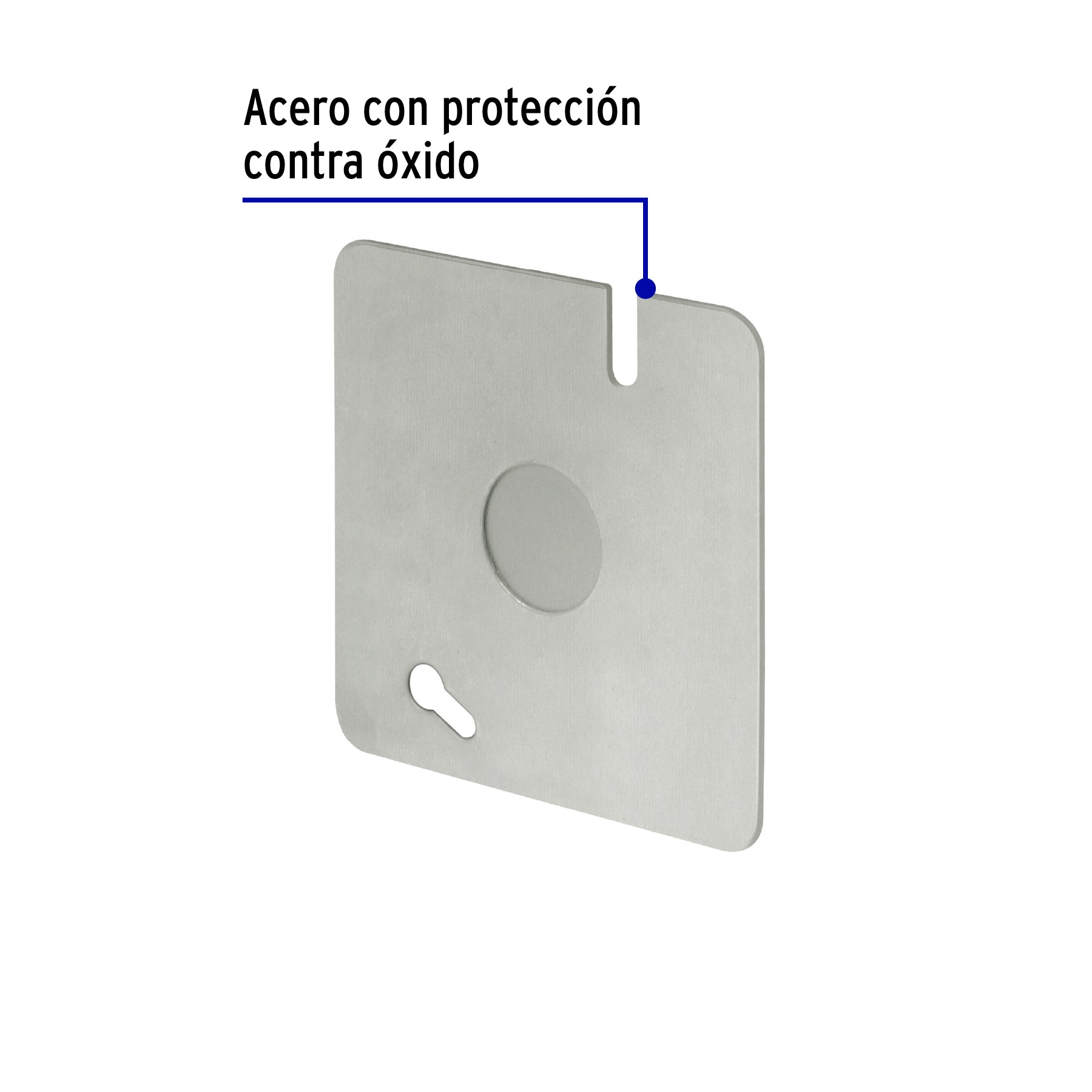 Tapa de 3' x 3' para caja cuadrada económica, Volteck, 45010