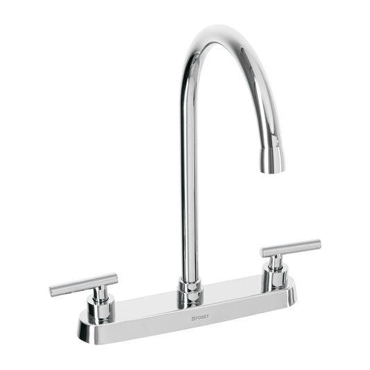 Mezcladora para fregadero, manerales palanca, cromo, Tubig, 46771