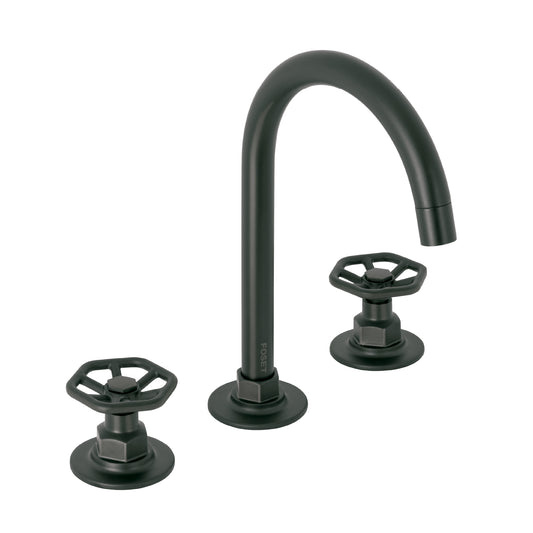 Mezcladora p/lavabo,taladros separados,redondos,negro,Tubig, 46761