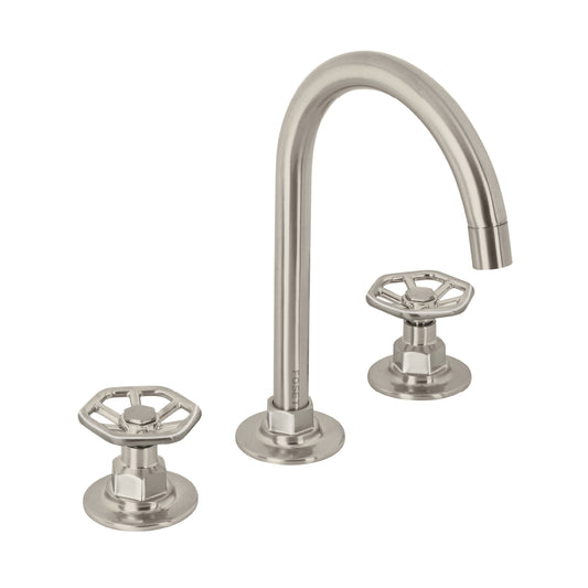 Mezcladora p/lavabo,taladros separados,redondos,satín,Tubig, 46760