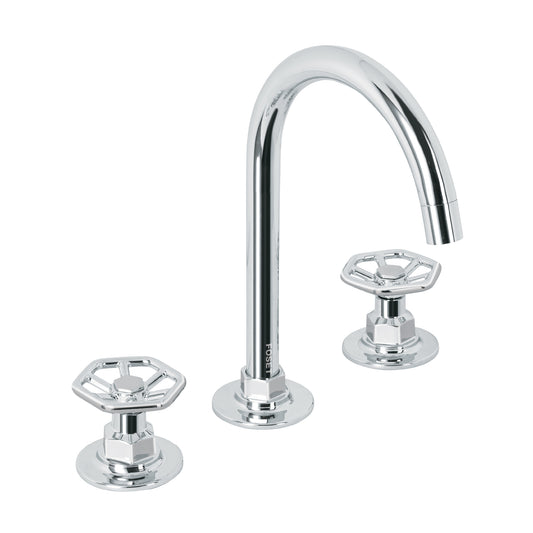 Mezcladora p/lavabo,taladros separados,redondos,cromo,Tubig, 46759