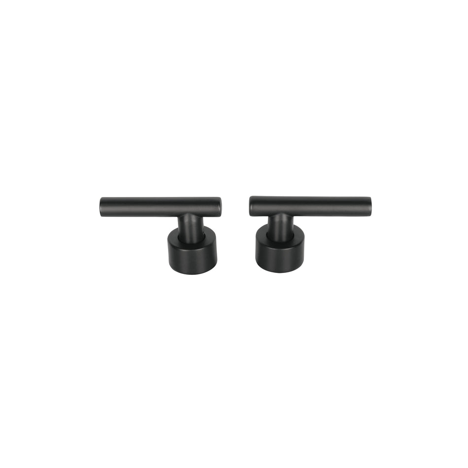 Juego de 2 manerales para mezcladora, palanca, negro, Tubig, 46868