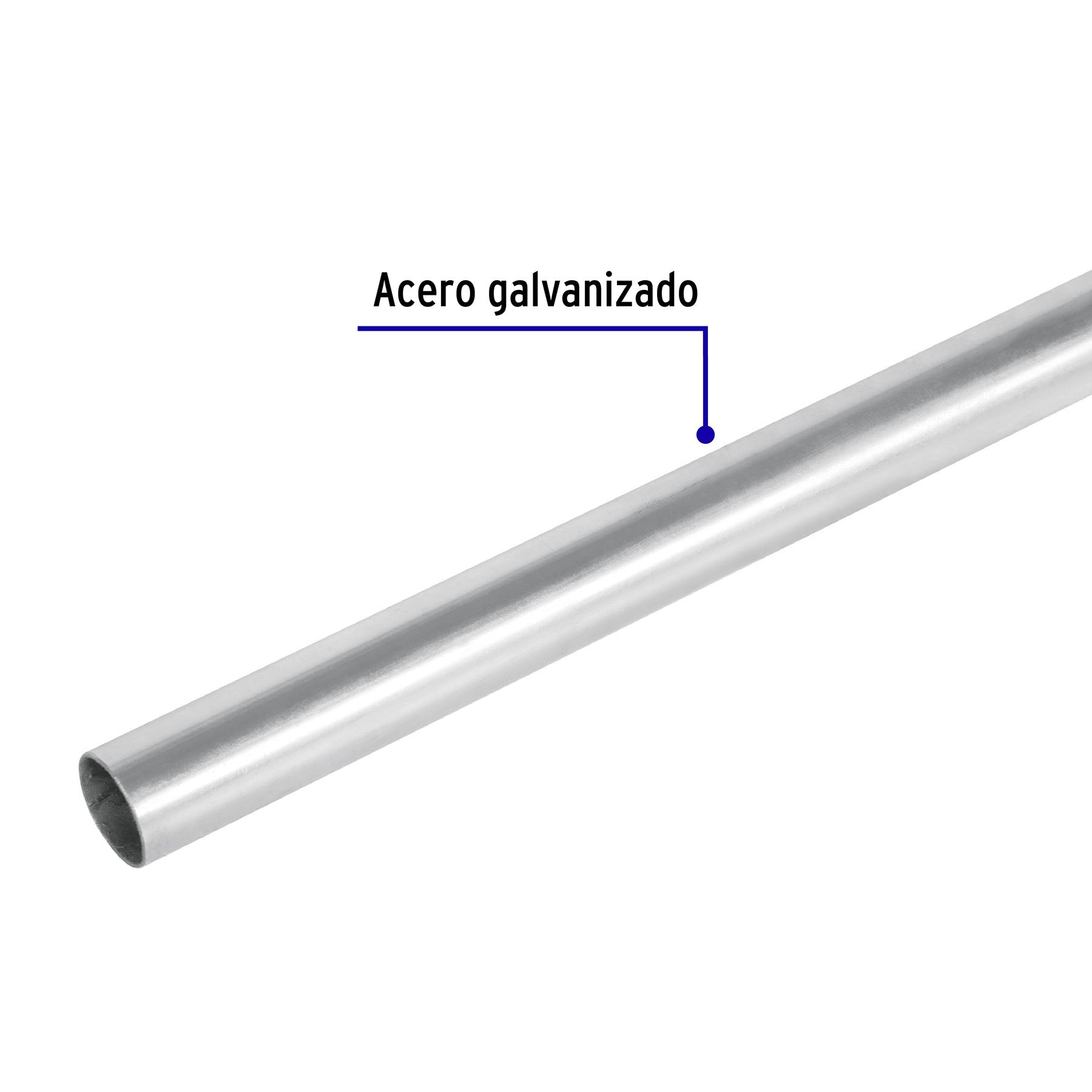 Tubo Conduit 1/2' pared extra delgada (0.7 mm), et. azul 3 m, 47232