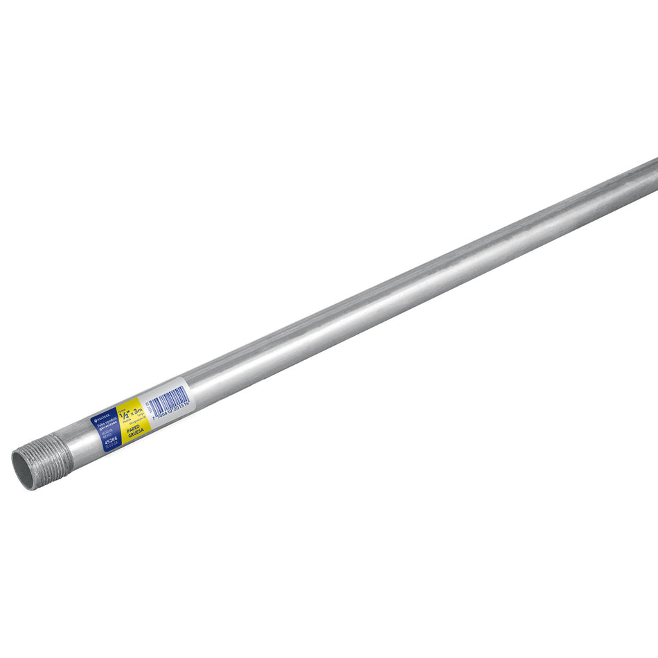 Tubo Conduit 1/2' pared gruesa (1.6 mm), et. amarilla, 3 m Caja con 10, 45286