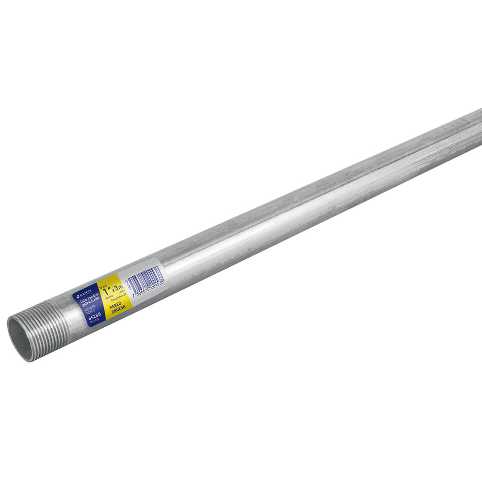 Tubo Conduit 1' pared gruesa (1.8 mm), et. amarilla, 3 m Caja con 5, 45288