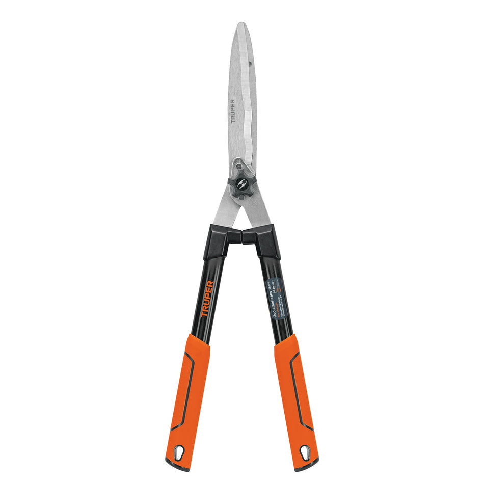 Tijera para poda 58 cm filo ondulado mangos de madera c/grip Caja con 3, 18390