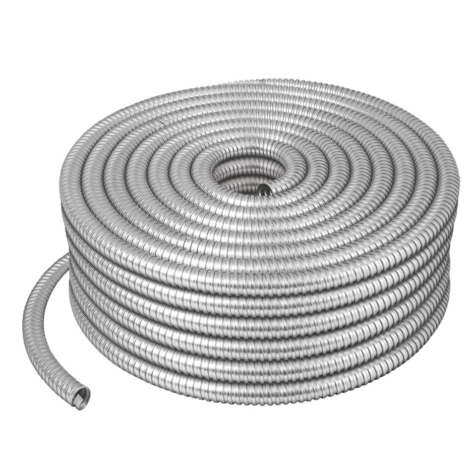 Rollo de 50 m de tubo flexible metálico de 1', Volteck, 46902