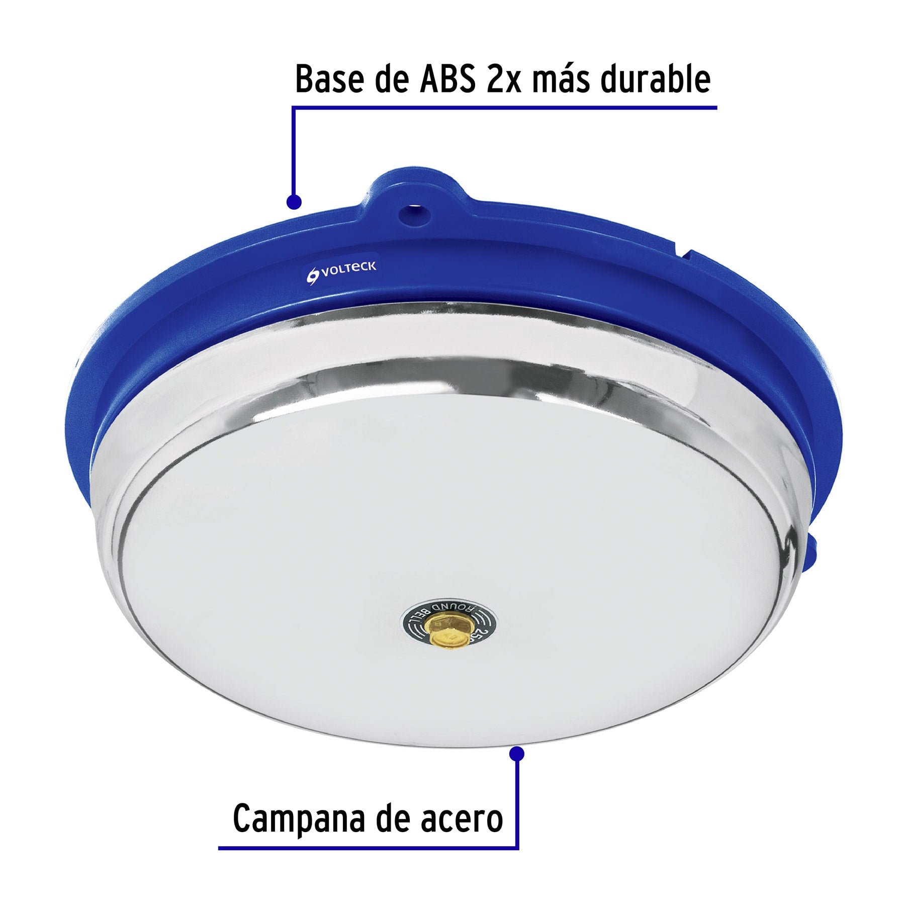 Timbre tipo campana de 10', Volteck, 46611