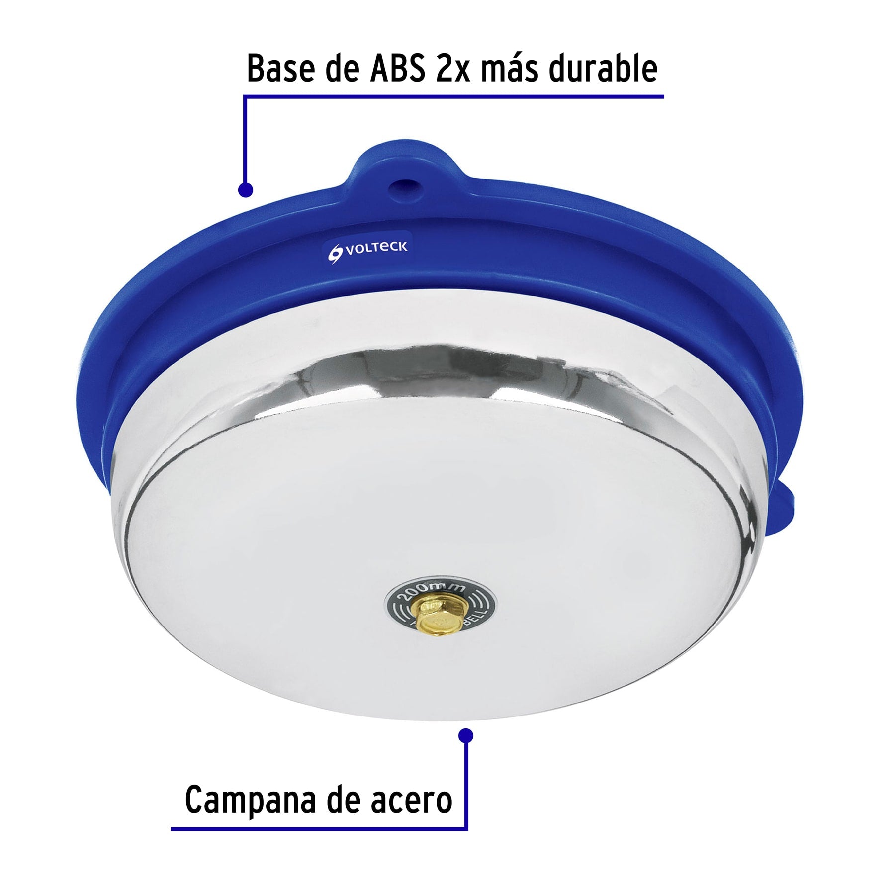 Timbre tipo campana de 8', Volteck, 46610