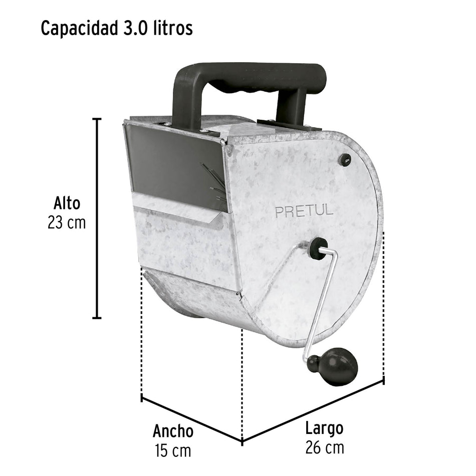 Tirolera galvanizada, Pretul, 23070