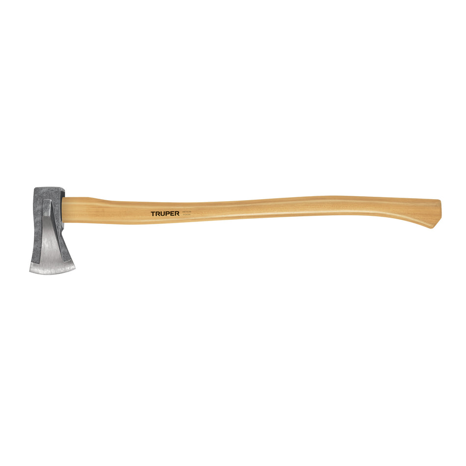 Hacha para rajar madera 2-1/4 lb, mango hickory 28', Truper Caja con 2, 102207