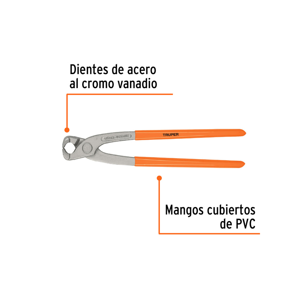 Tenaza de armador 10', Truper Caja con 3, 17521