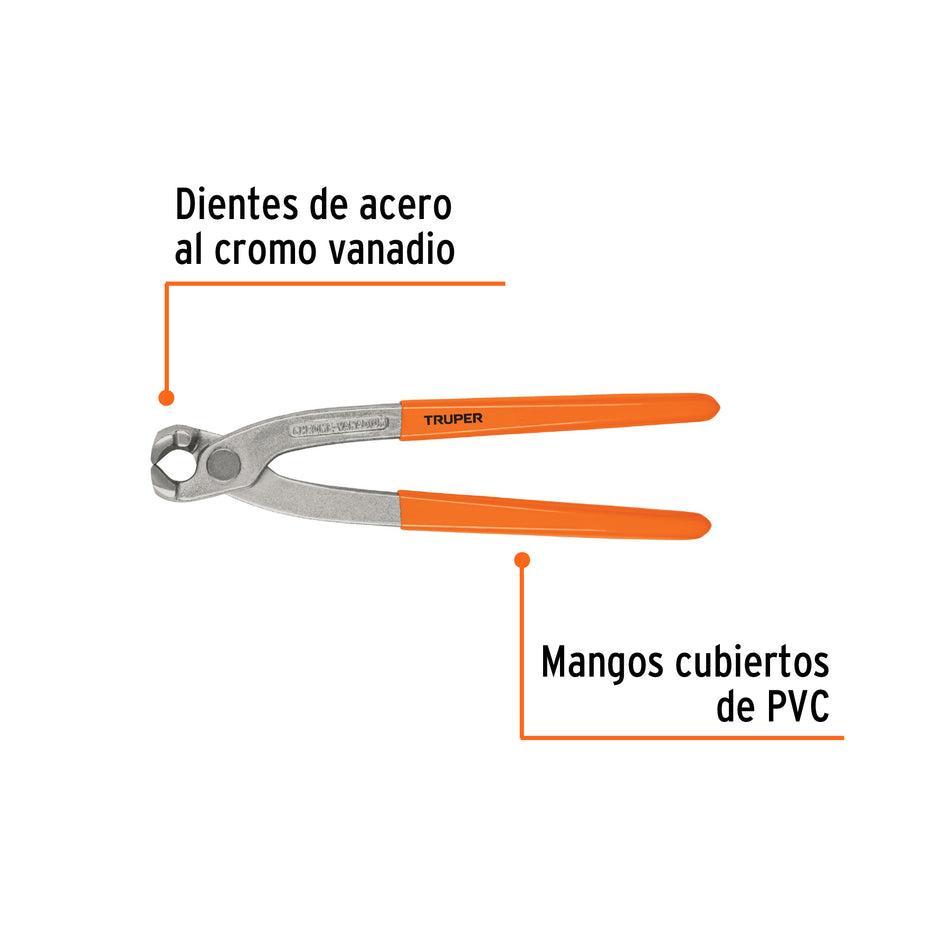 Tenaza de armador 8', Truper Caja con 3, 17519