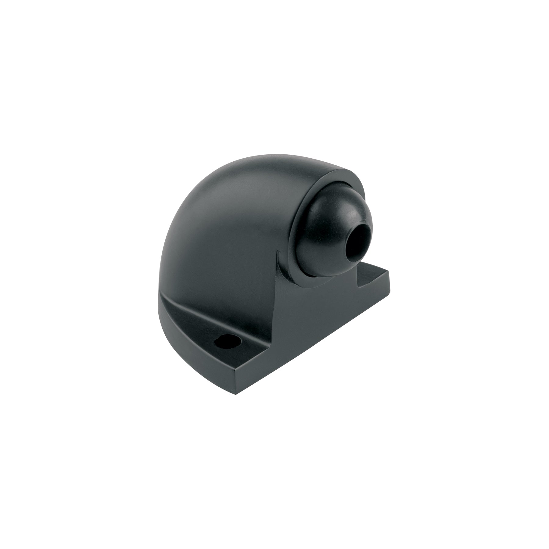 Tope tipo codo para puerta, acabado negro, HERMEX Caja con 6, 45680