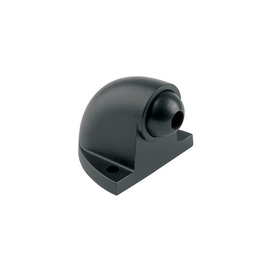Tope tipo codo para puerta, acabado negro, HERMEX Caja con 6, 45680