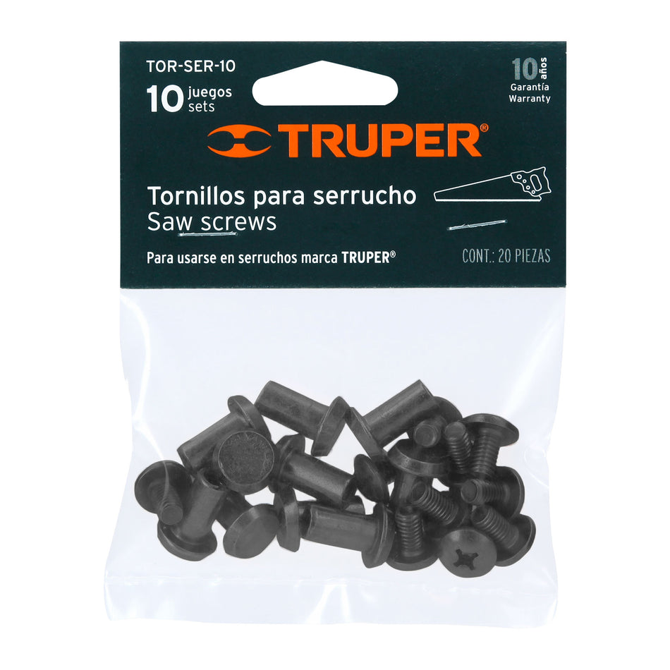 Bolsa con 10 tornillos para serruchos STX, STD y STCX Caja con 10, 18175
