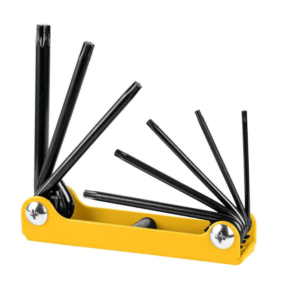 Juego de 8 llaves torx tipo navaja, lámina, a granel, PRETUL Caja con 6, 22725