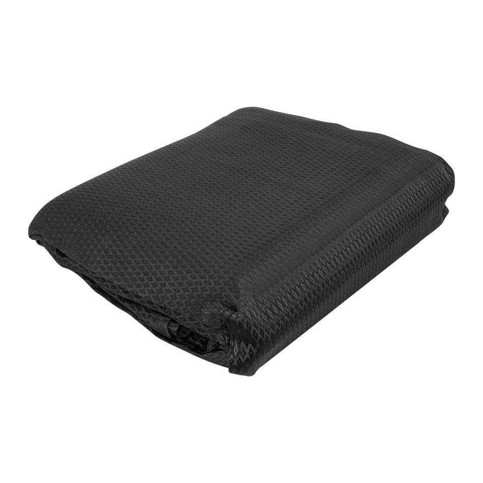 Toldo negro de 5 m de polietileno 80% sombra, ancho 3.60 m, 44709