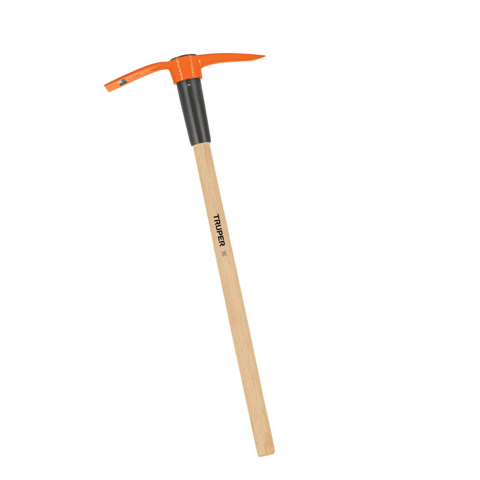 Talacho-pico 2.5 lb, mango de madera 36', Truper Caja con 4, 102965