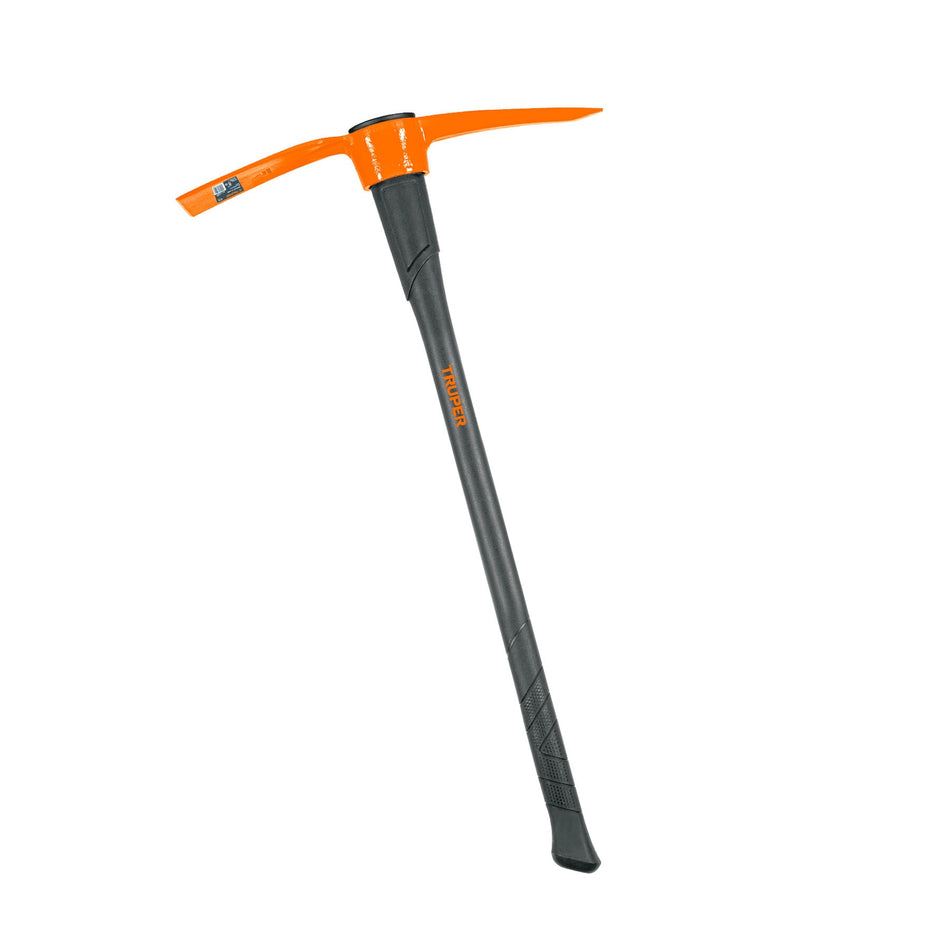 Talacho-pico 5 lb, mango fibra de vidrio 36', Truper Caja con 4, 18647