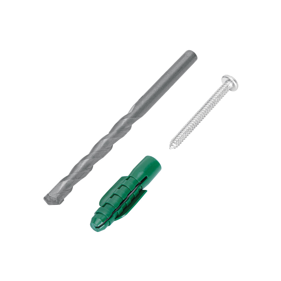 Kit de 20 taquetes 1/2' con pijas #14 y 1 broca 1/2', Fiero Caja con 10, 40162