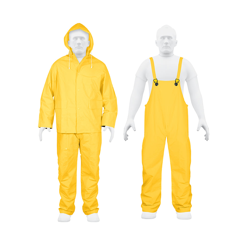 Conjunto impermeable doble capa, talla G, Truper Caja con 5, 14419