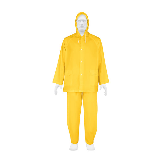 Conjunto impermeable ligero de PVC, talla M, Pretul Caja con 5, 27094