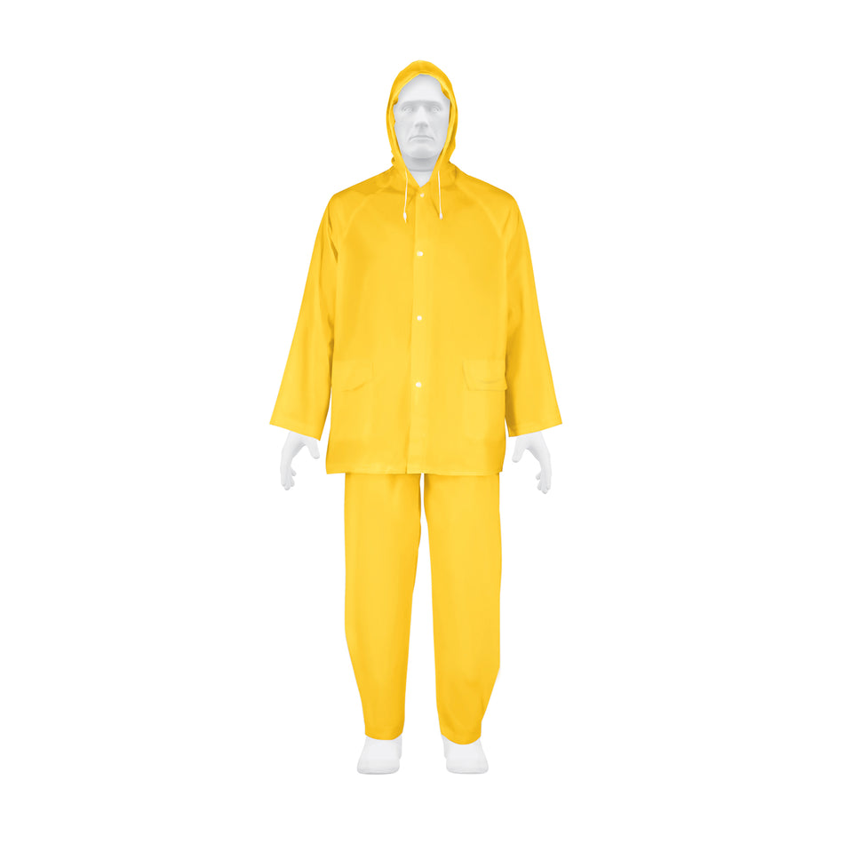 Conjunto impermeable ligero de PVC, talla CH, Pretul Caja con 5, 27093