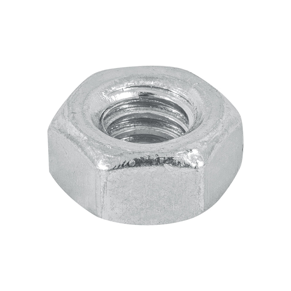 Bolsa con 250 tuercas 1/4' hexagonales de acero galvanizado Caja con 6, 44548