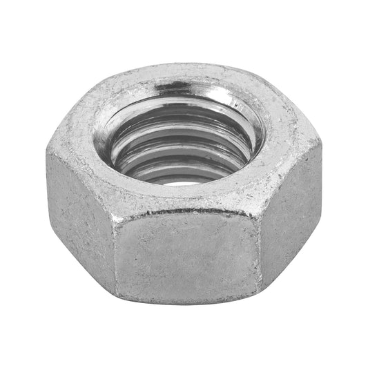 Bolsa con 60 tuercas 7/16' hexagonales de acero galvanizado Caja con 6, 44551